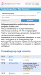 Mobile Screenshot of kahulugan-pangalan-baby.com